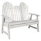 Highwood Usa 4ft Hamilton Dining Height Bench Outdoor Furniture for Patio, Backyard, Garden AD-BEN-HM1-WHE - alternate 1